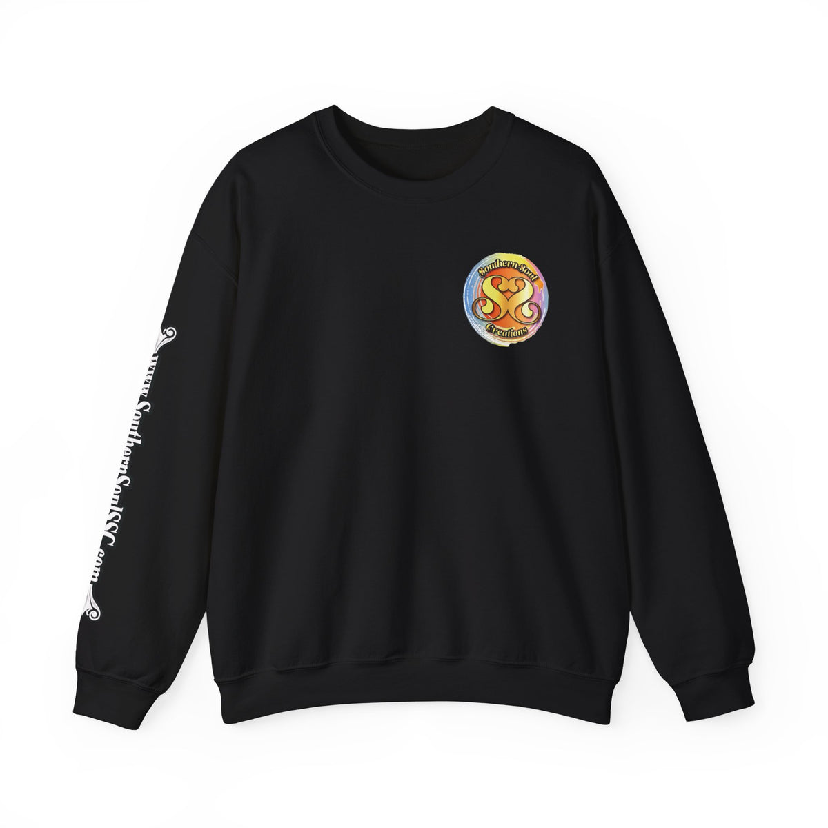 Unisex Heavy Blend™ Crewneck Sweatshirt-Eagle on Back