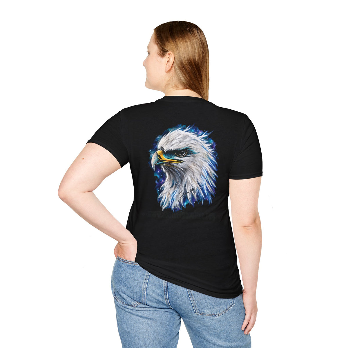 Eagle (Back) Unisex Softstyle T-Shirt