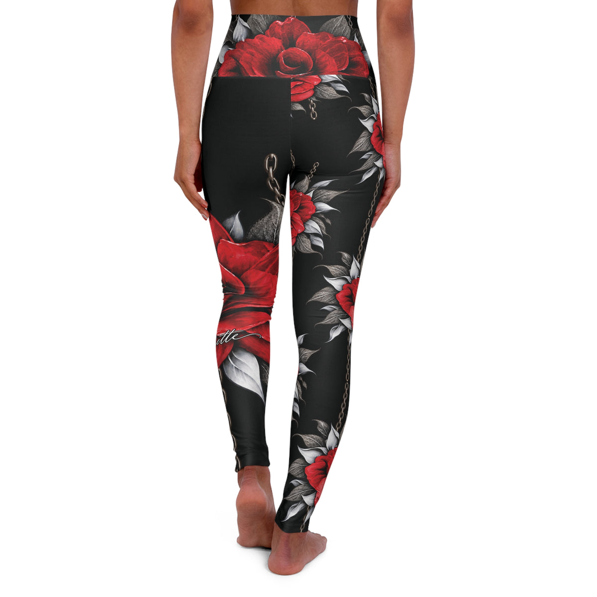 High Waisted Yoga Leggings (AOP)