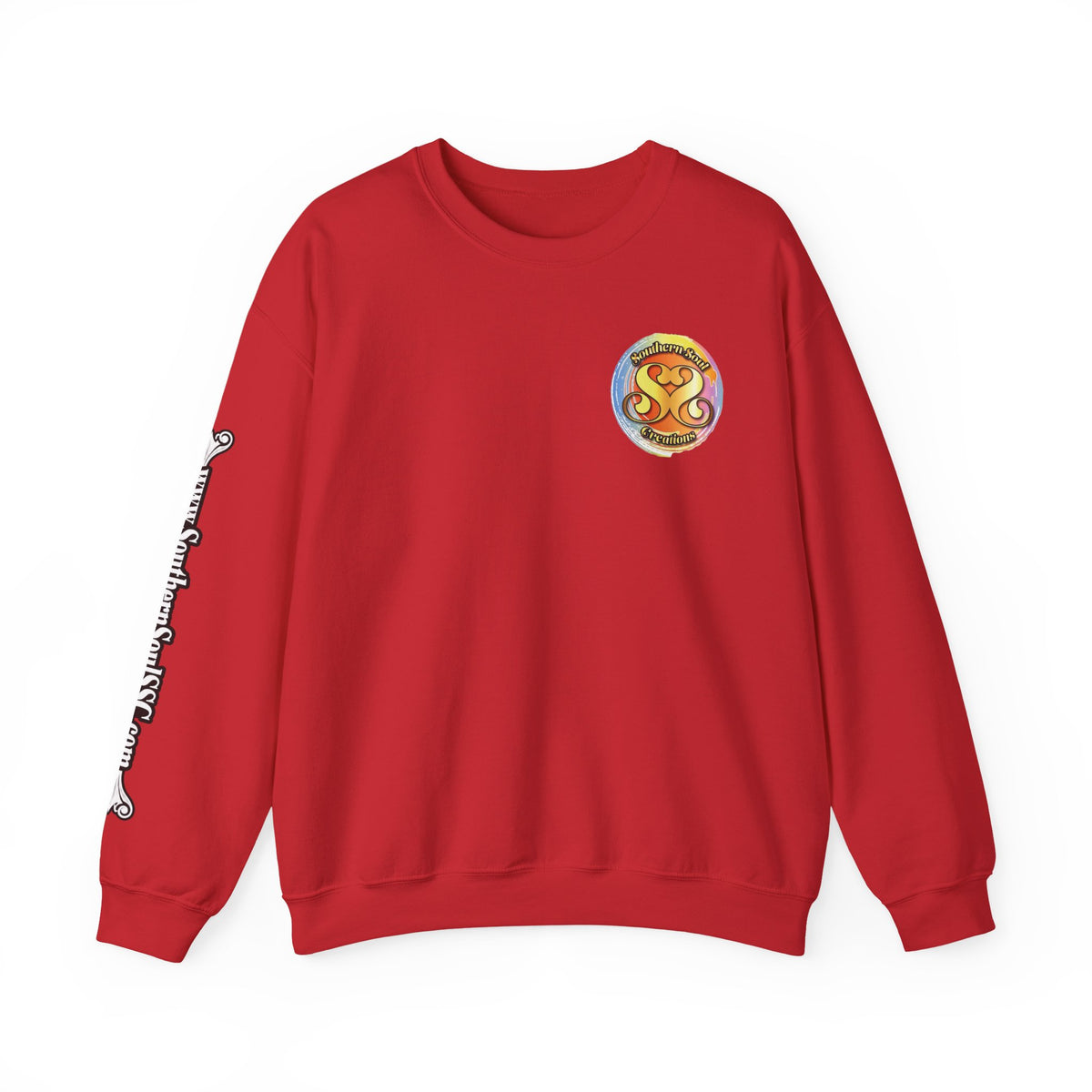 Unisex Heavy Blend™ Crewneck Sweatshirt-Eagle on Back