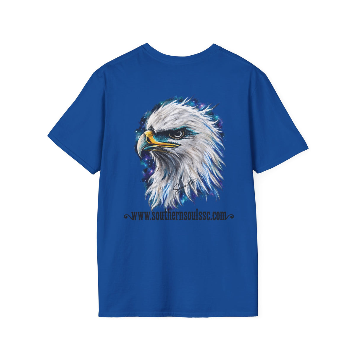 Eagle (Back) Unisex Softstyle T-Shirt