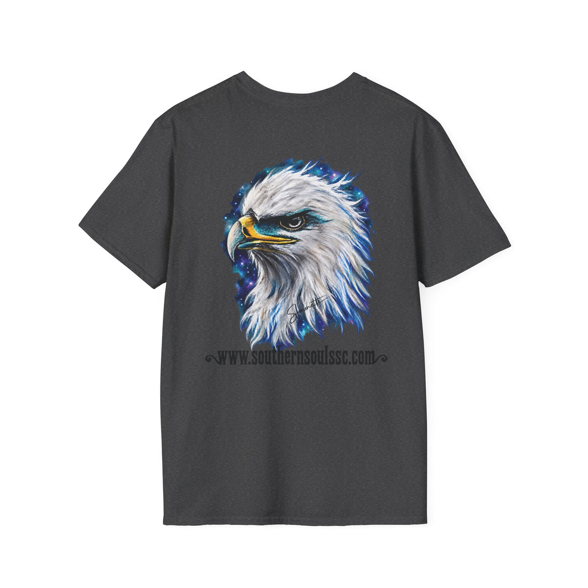 Eagle (Back) Unisex Softstyle T-Shirt