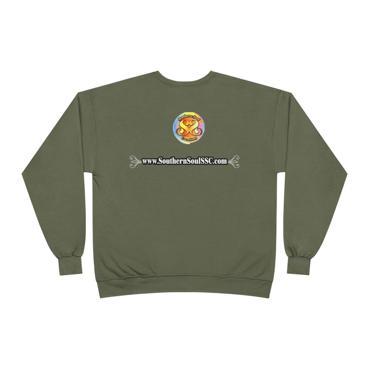 Unisex EcoSmart® Crewneck Sweatshirt-Eagle on Front