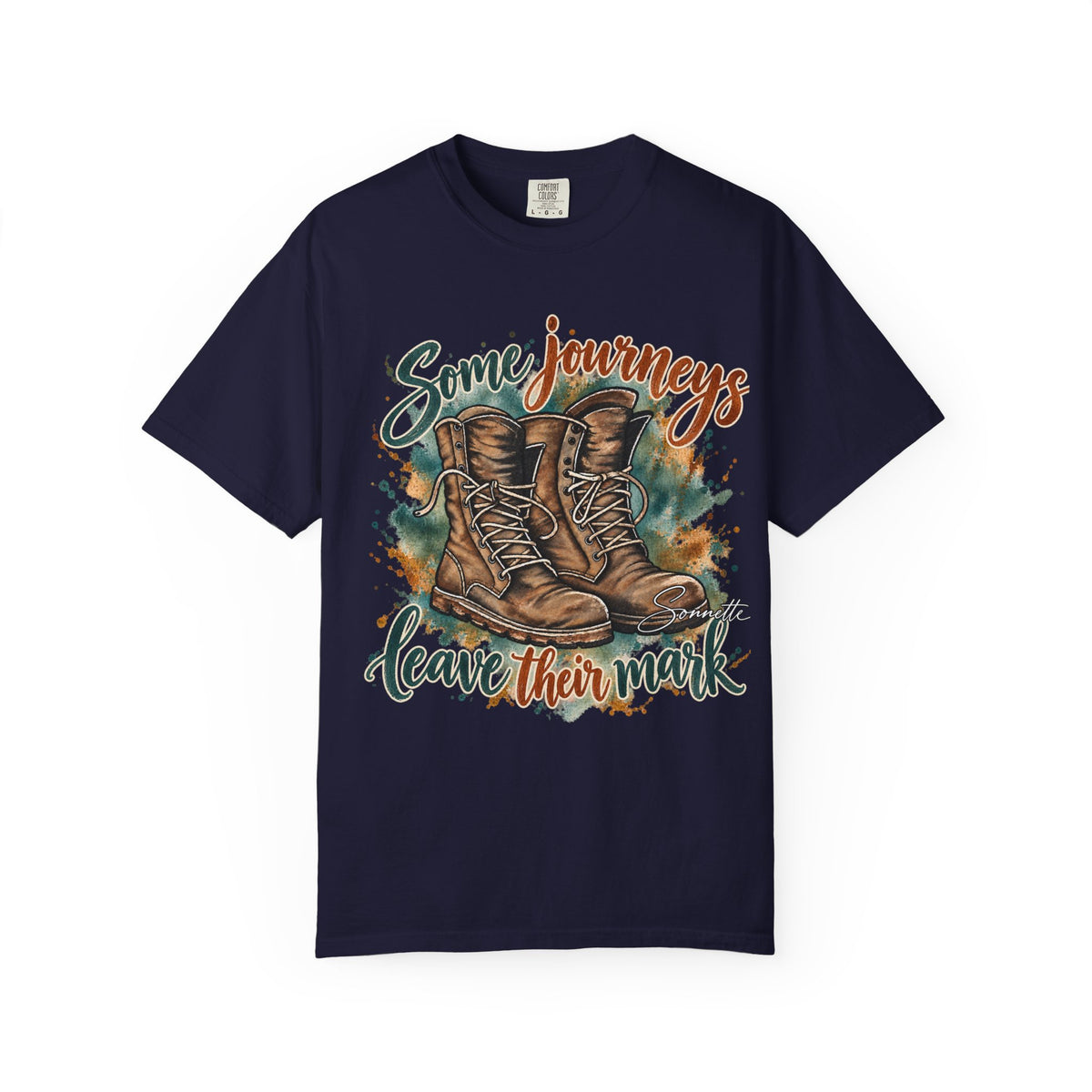 Military Boots- Unisex Garment-Dyed T-shirt