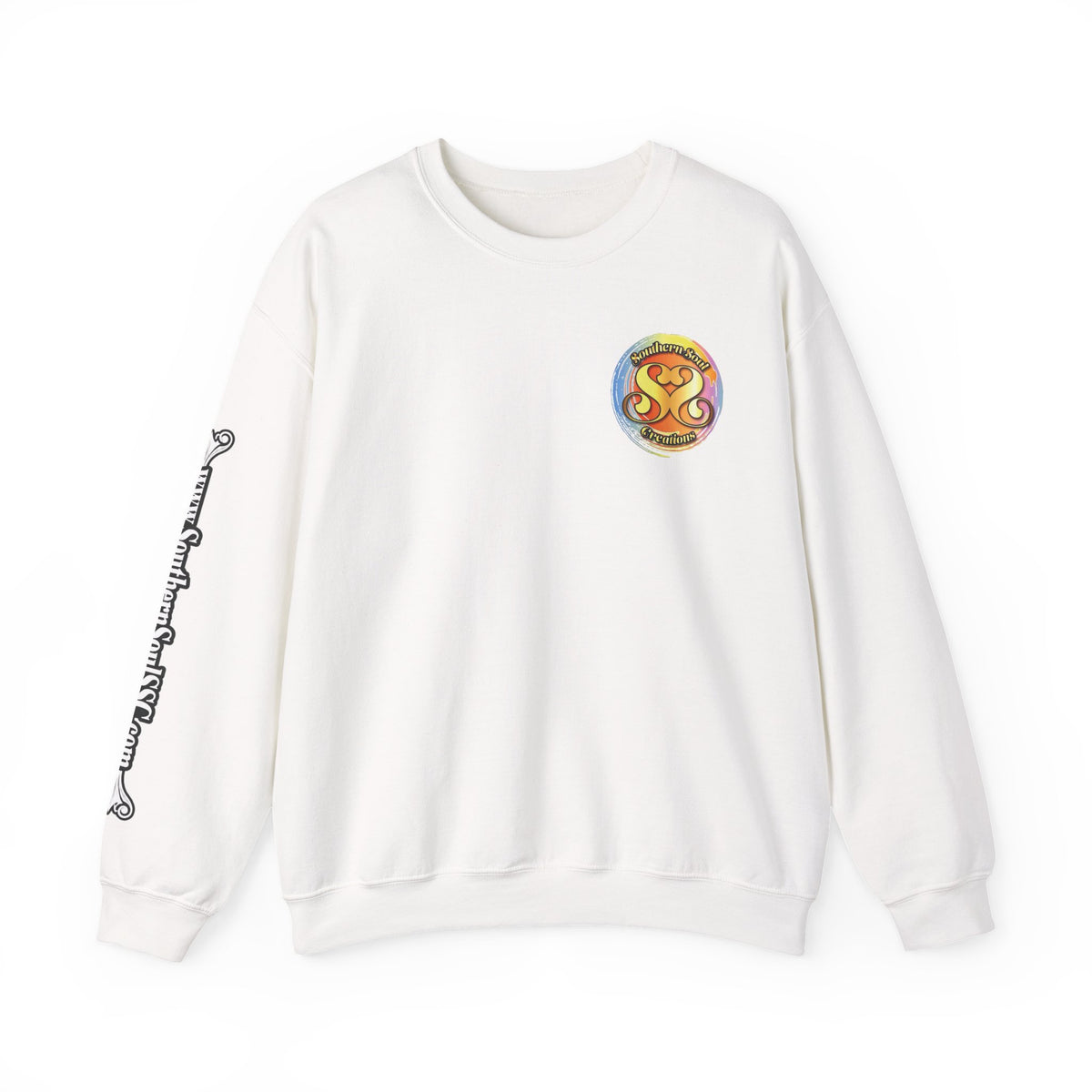 Unisex Heavy Blend™ Crewneck Sweatshirt-Eagle on Back