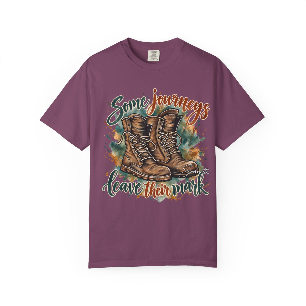 Military Boots- Unisex Garment-Dyed T-shirt