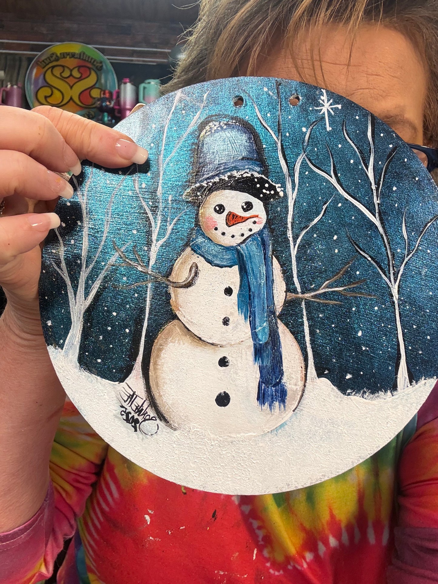 One-of-a-Kind Hand-Painted Ornaments