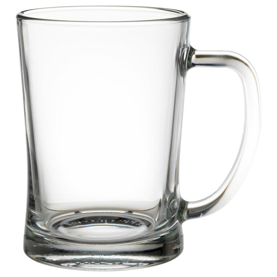 Blank Glass Mug  — 16oz (Coffee | Beer)