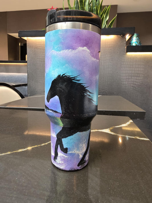 40 oz horse on beach