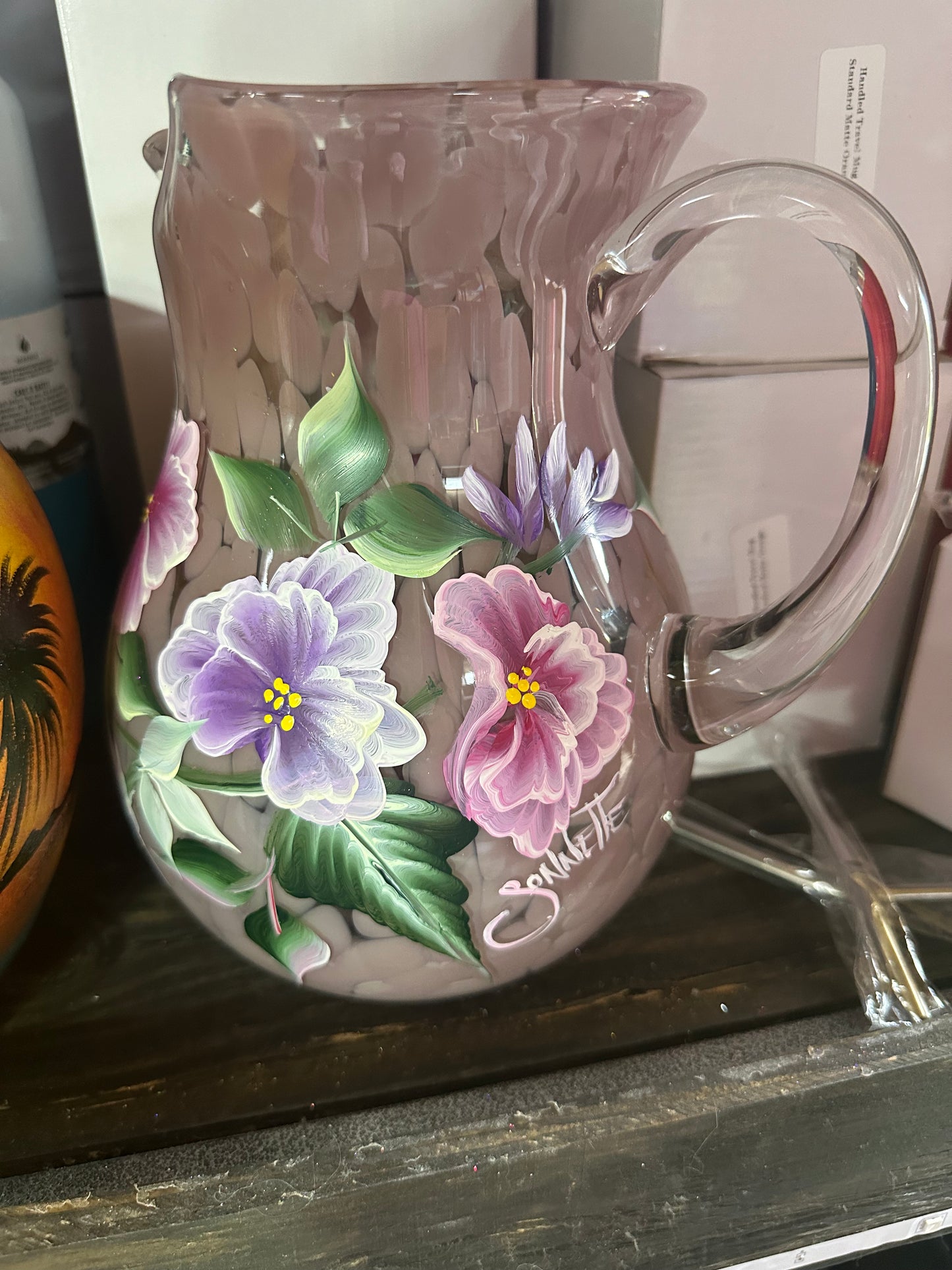 * RTS - Pink Flower Pitcher